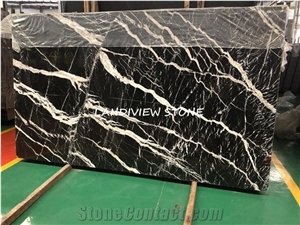 Bruno Perla Marble Alexandrette Black Tiles Slabs Walling