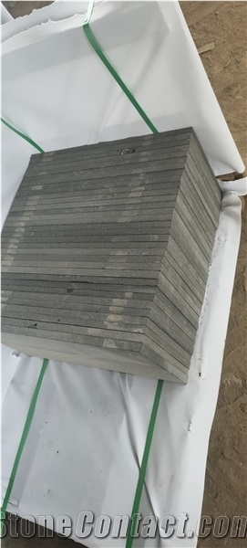 #400 Grit Sawn Honed Top Black Basalt Swimming Pool Copers