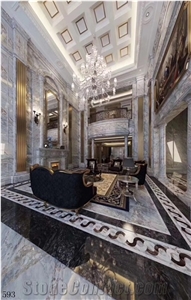Calacatta Bule Marble Slab