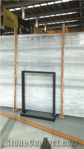 Lefkon Striped Veria White Venato Marble Slabs