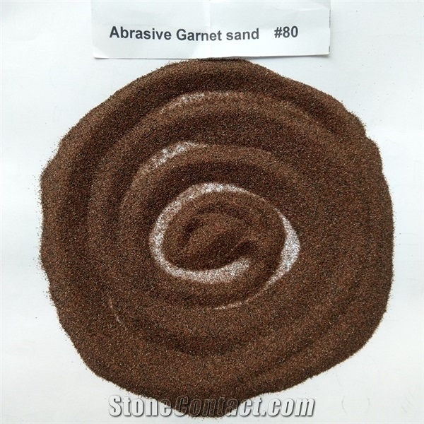 80 Mesh Garnet Sand Cnc Water Jet Cutting Abrasive Sand