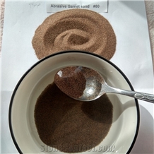 CNC Abrasive Waterjet Cutting Garnet Sand 80 Mesh Grain