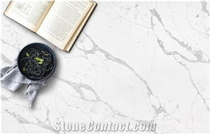 Artificial Quartz White Stone Calacatta Quartz Countertop Price