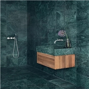 Big Green Flower Marble Slabs