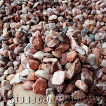 Tumbled Pink Pebble Stone for Landscaping