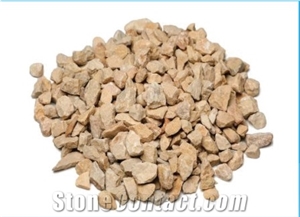 Yellow Crushed Stone Stone for Landscaping
