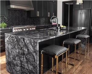 Black Agate Marble Countertops