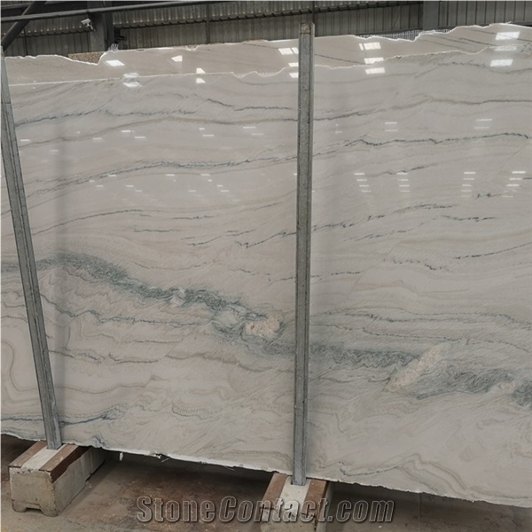 Lamberti Bianco Quartzite White Macaubas Tile and Big Slab