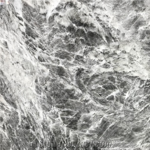 Polished Arctic Fox Marble Slab and Tile
