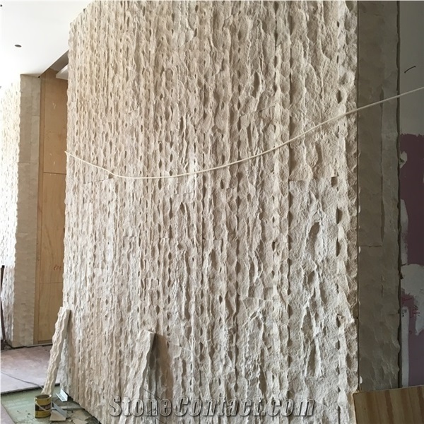 Split Project Stone Cream Moca Beige Limestone Slabs