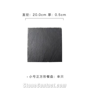 Black Slate Food Plate Slate Cheese Board