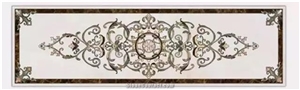 Rectangular Stone Waterjet Medallion