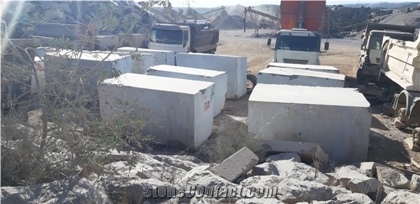 Grey Silver Marble Blocks, Morocco Grey Marble