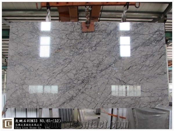 Spider Grey Marble Block, Morocco Grey Marble