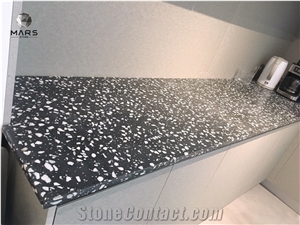 Factory Price Black Terrazzo Table Top Terrazzo Countertops