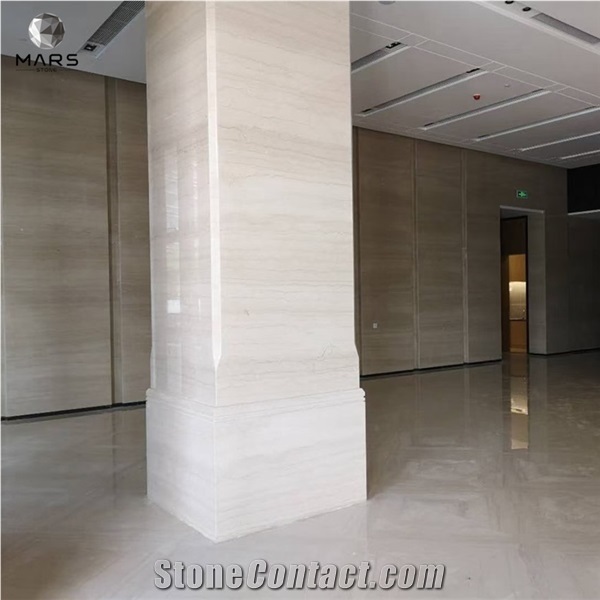 Modern Beige Wood Grain,Turkey Asenka Royal Botticino Marble