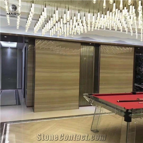 White Wooden Marble-Blocks Chenille Marmol Blanco Slab