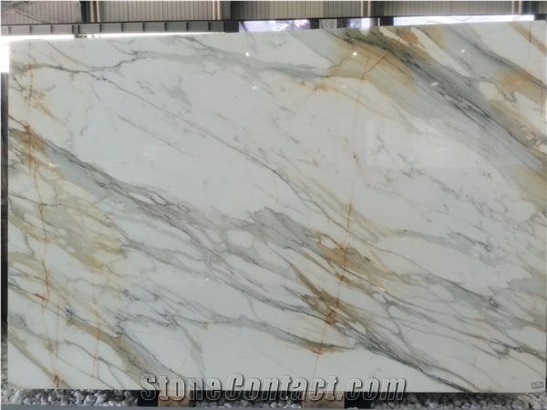 Calacatta Vagli Macchia Oro Bianco Marble Slab