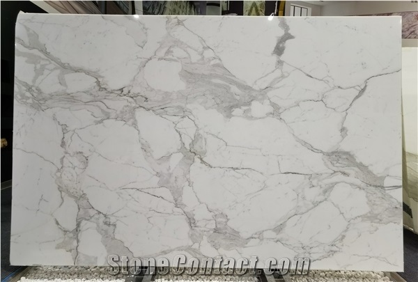 Italy Calacatta Betogli White Marble Slab