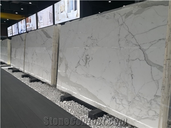 Italy Calacatta Betogli White Marble Slab