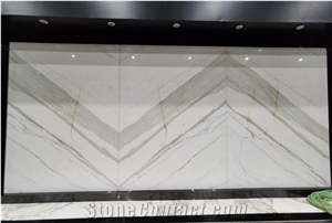 Italy Calacatta Crestola White Marble Slab