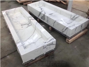 Italy Calacatta Mint Caldia Statuario Marble Slab