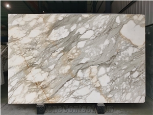 Luxury Italy Calacatta Oro Extra Marble Slab