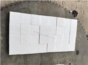 White Crystal Marble Chopping Pool Coping Pavers White Crystal Marble Chopping Pool Coping Pavers