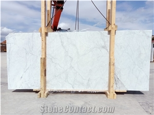 Mugla White Limon Marble Slabs