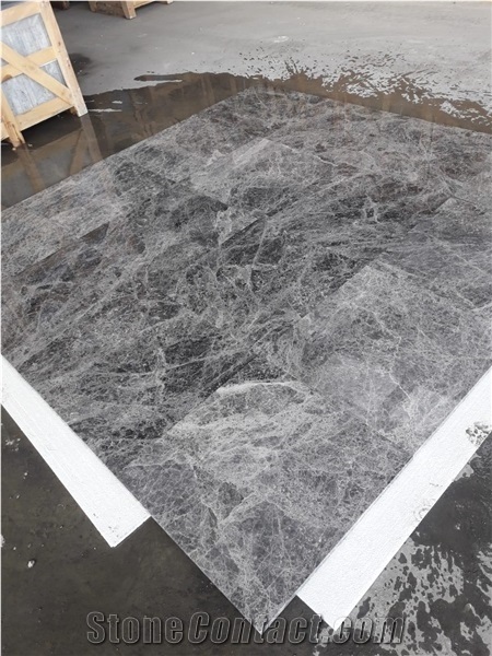 Dark Grey Spider Marble Slabs