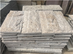 Mushroom Yellow Granite Stone Natural Split Wall Mushroom Yellow Granite Stone Natural Split Wall