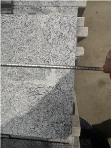 New Nero Santiago Flamed Grey Landscape Granite Steps