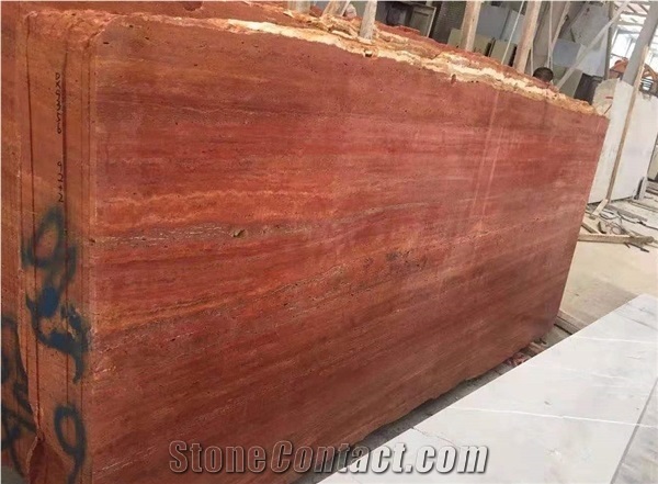 Red Travertine Tiles & Slabs