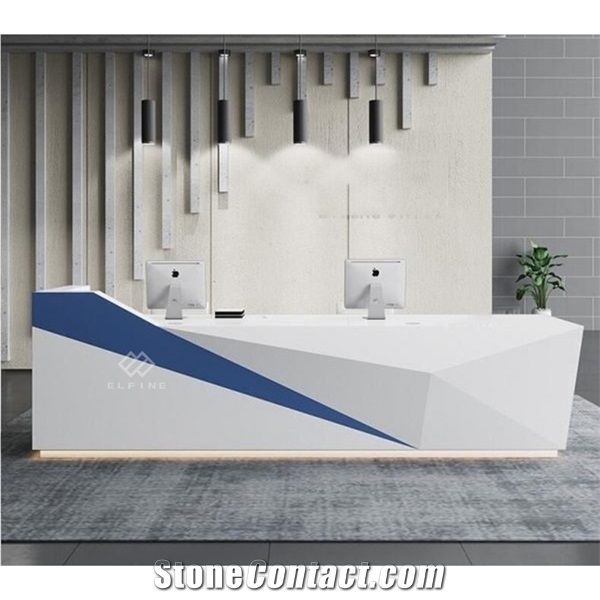 New Design Solid Surface Medical Office Reception Desk