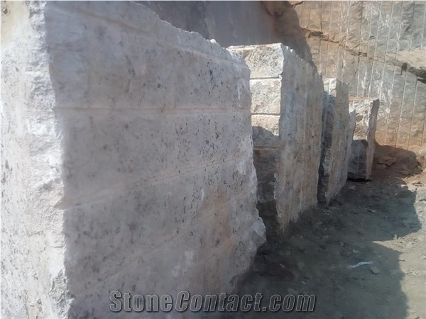 Colonial White Granite Blocks from Own Quarry