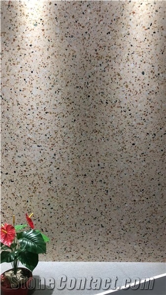 Grey Terrazzo Tile for Stairs