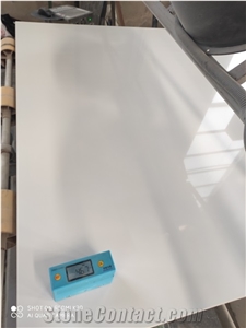 Artificial Quartz Slab Pure White Engineer for Kitchen Slab