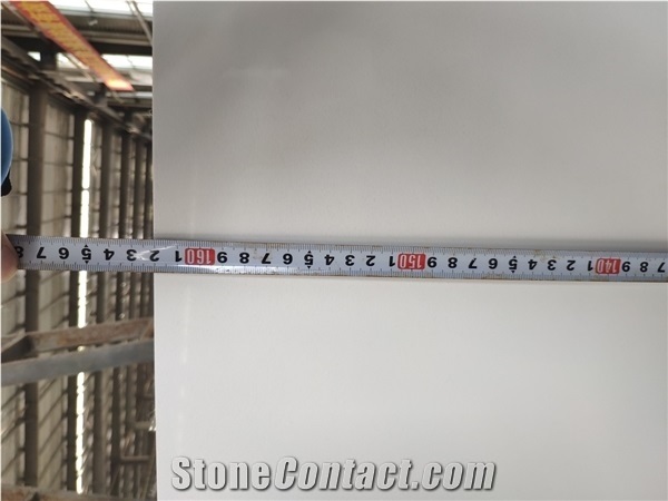 Pure Super White Artificial Quartz Slab for Kitchen Slabs