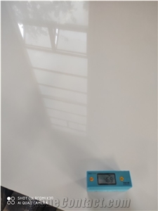 Super White Engineer Quartz Sureface Slab for Countertop