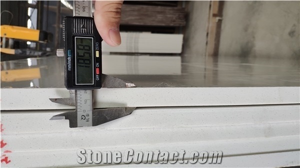 White Crystal Snow White Quartz Stones for Countertop