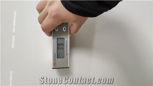 White Crystal Snow White Quartz Stones for Countertop