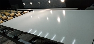 Pure While Quartz Slabs Vietnam Quartz Tile