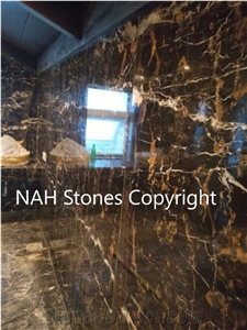 Black and Gold Marble Blocks