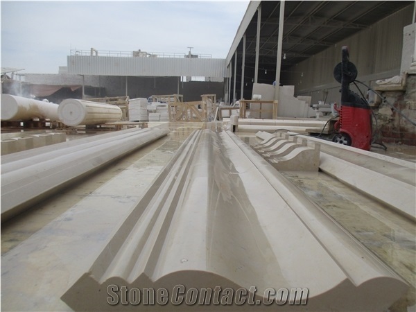 Beige Marble Borders, Wall Moldings