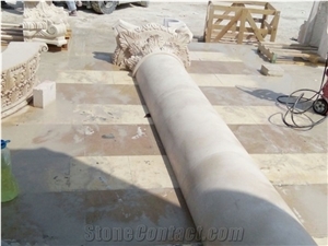 Beige Marble Columns