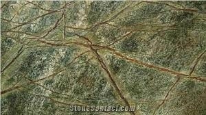 Rainforest Green Marble Tiles, Slabs