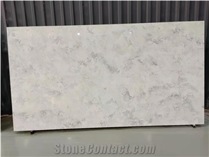 Calacatta Novo with Flower Quartz Slabs Calacatta Novo with Flower Quartz Slabs