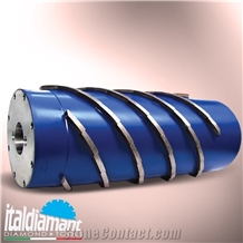 Spiral Calibrating Rollers for Ceramic & Porcelain Gres