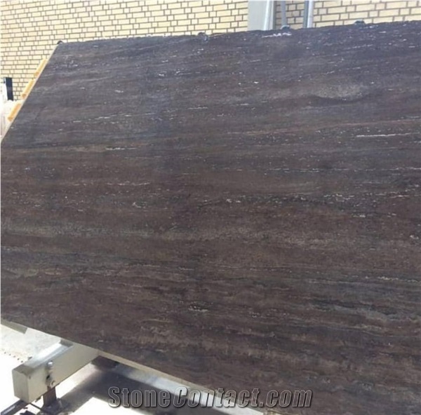 Chocolate Travertine Blocks, Brown Travertine Block