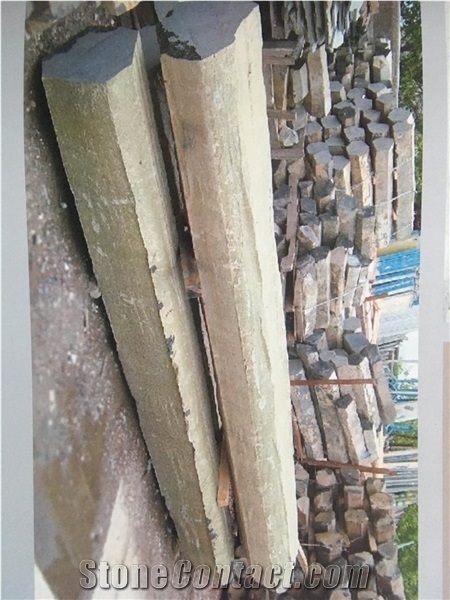 Green Basalt Columns